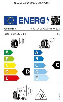 Preview: GOODRIDE SW608 195/65 R15 91H Winterreifen 4er Set