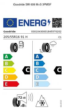 Preview: GOODRIDE SW608 205/55 R16 91H Winterreifen 4er Set