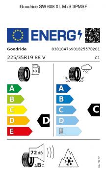 Preview: GOODRIDE SW608 225/35 R19 88V XL Winterreifen 4er Set