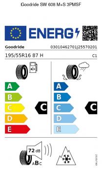 Preview: GOODRIDE SW608 195/55 R16 87H Winterreifen 4er Set