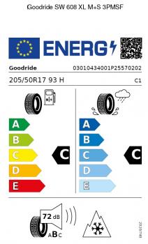GOODRIDE SW608 205/50 R17 93H XL Winterreifen 4er Set