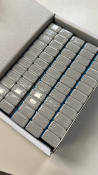 Preview: 6kg Klebegewichte Auswuchtgewichte für Alufelgen 100 Riegel 12x 5g silber