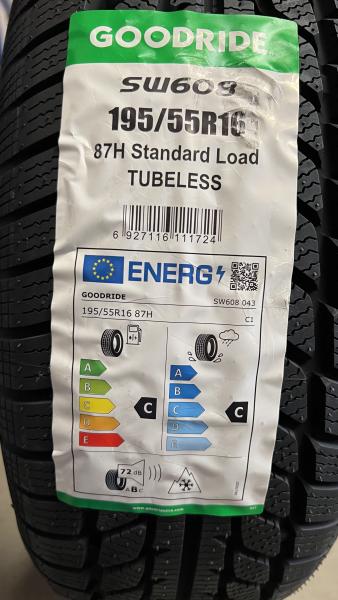 GOODRIDE SW608 195/55 R16 87H Winterreifen 4er Set