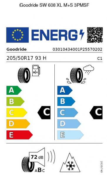 GOODRIDE SW608 205/50 R17 93H XL Winterreifen 4er Set